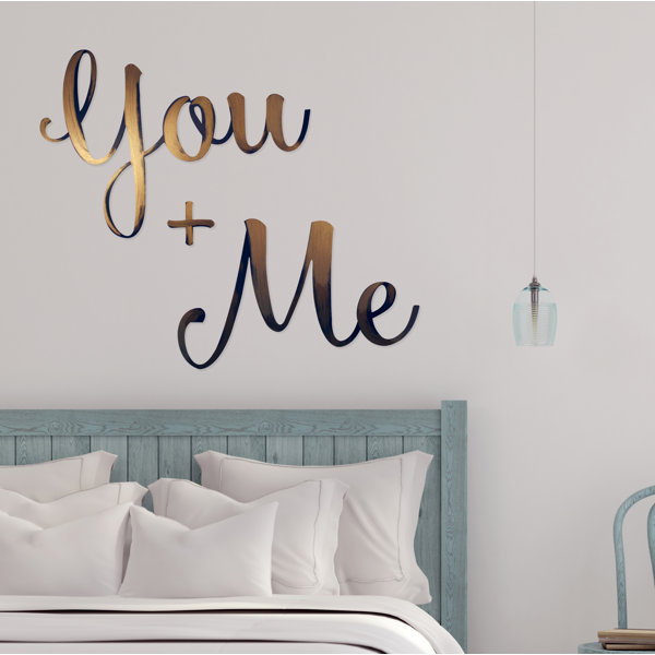 Winston Porter You + Me Wall Decor Wayfair